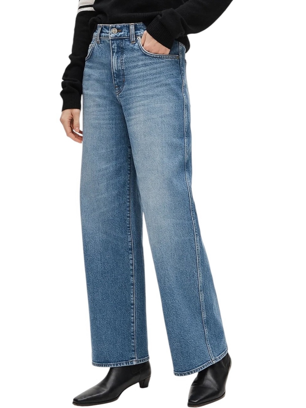 J. Crew *petite* Wide Leg Ankle High-Rise jeans 28P - Picture 2 of 7